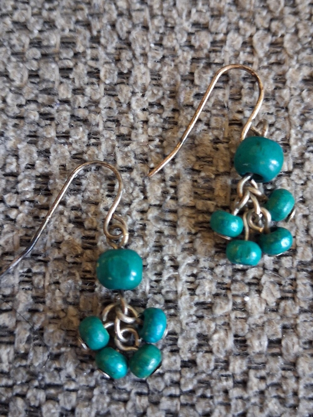 Turquoise Bead Dangle Earrings - Women Jewelry